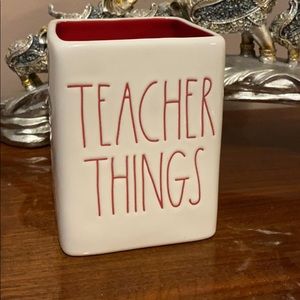 Rae Dunn Teacher pen holder